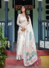 Linen 117 By Almari Floral Prints Fancy Sarees Wholesale In India